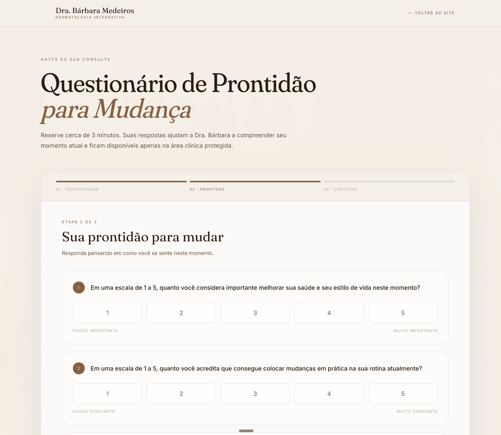 Print da triagem