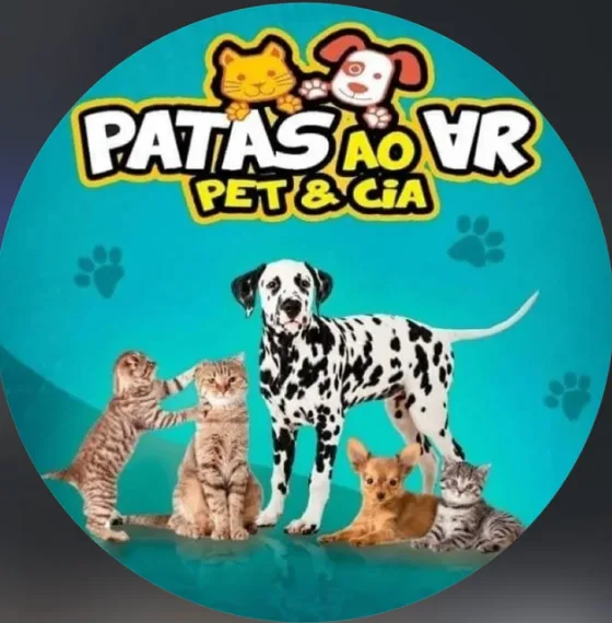 Logo de Patas ao Ar Pet & Cia
